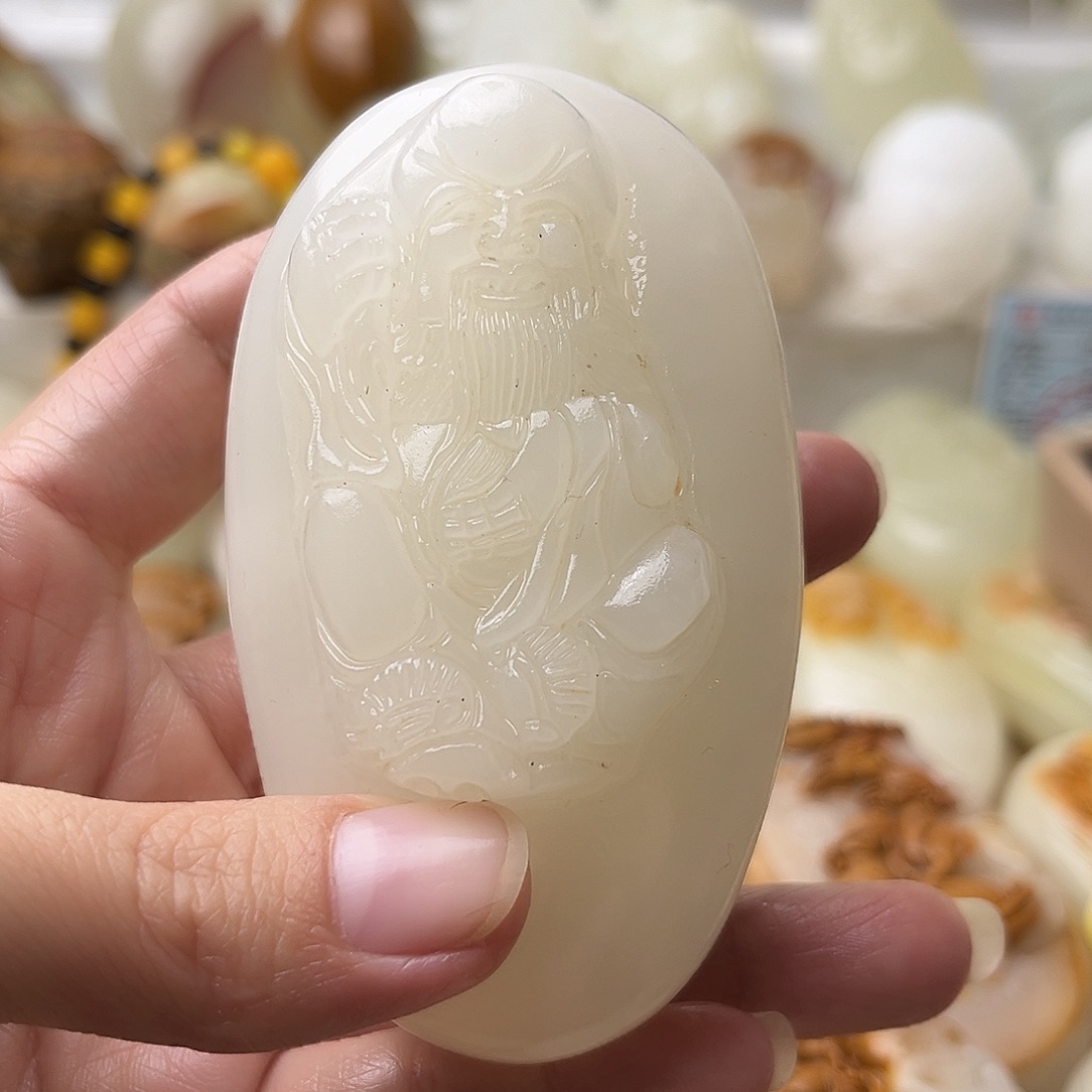 石材古青石不退换寿星