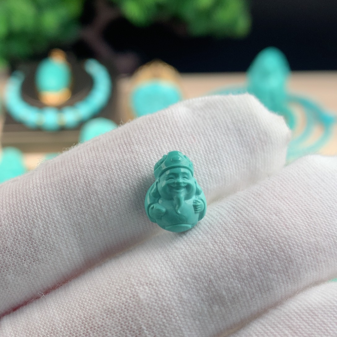 【闪购商品】绿松石配珠卡12.5未镶嵌