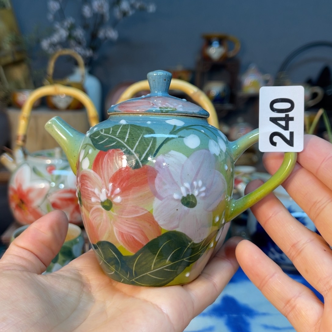 杯素浅陶瓷手工手绘