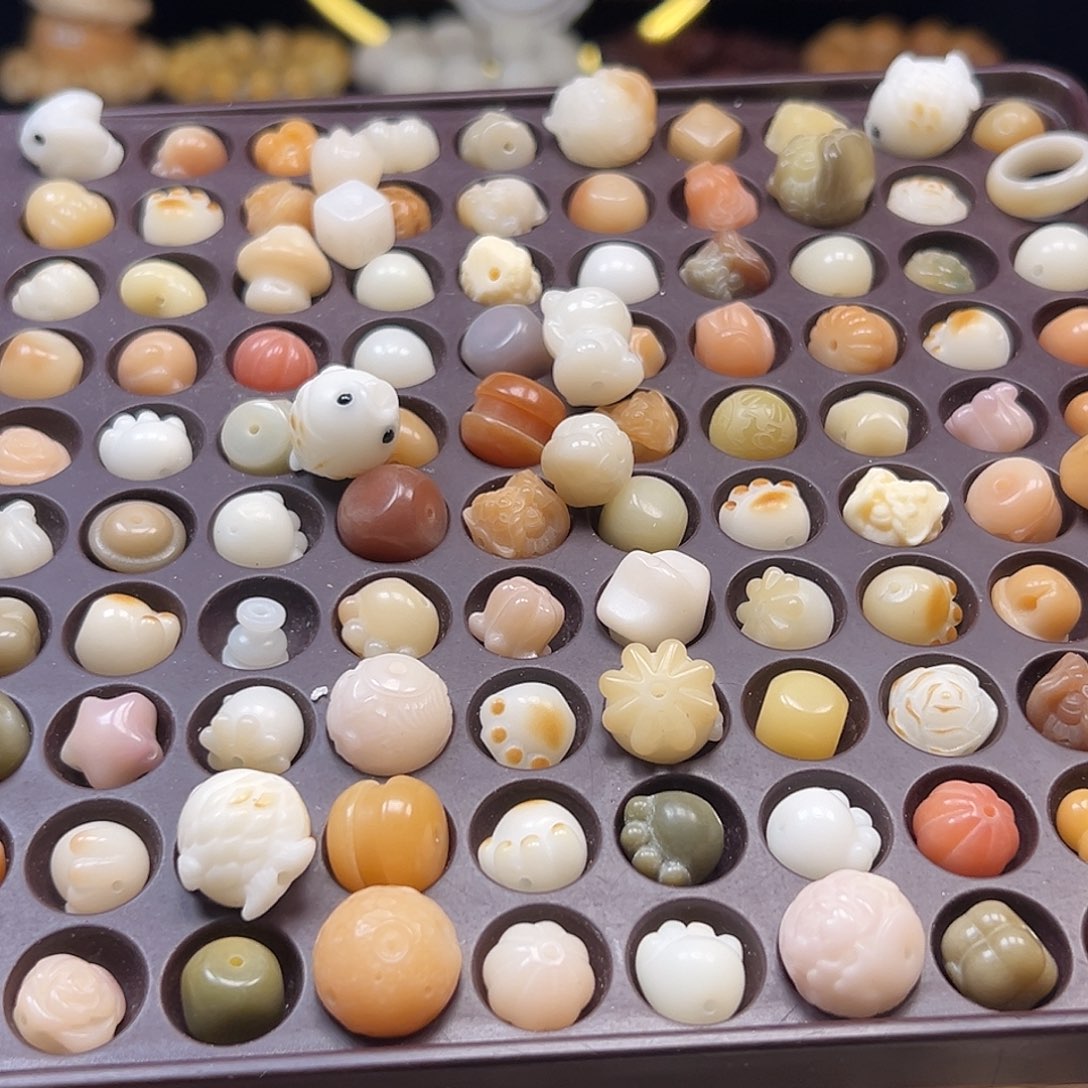 菩提根/象牙果手串配件大小混锅100颗