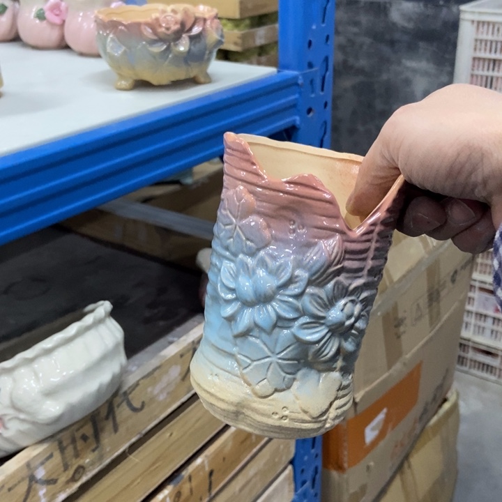 陶瓷花盆单场满9.9发9*13