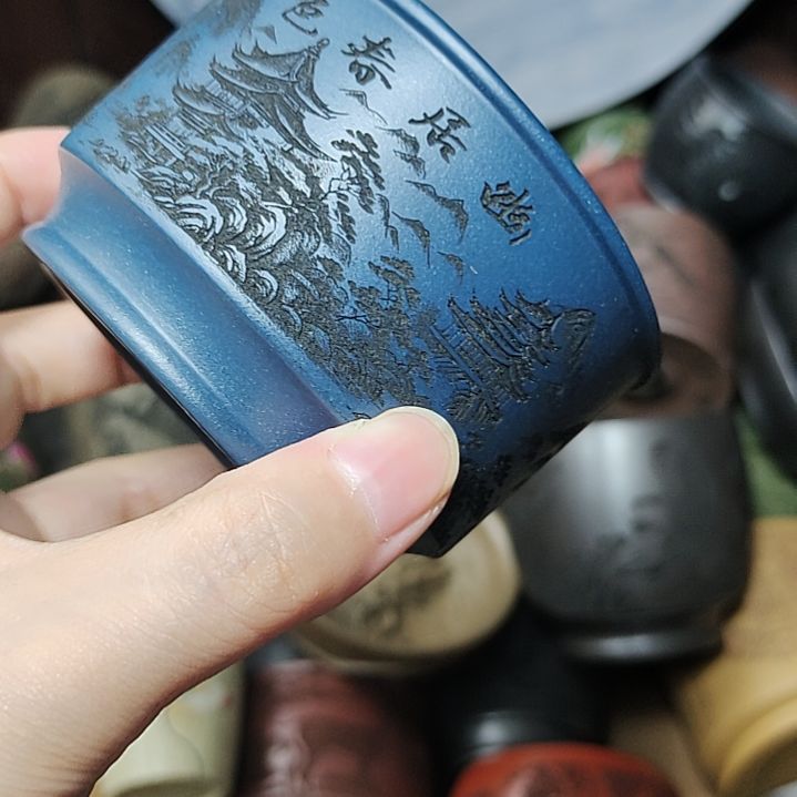 茶杯紫砂宜兴紫砂茶具正品