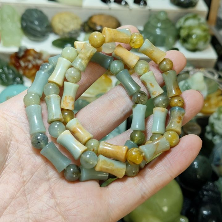 岫玉手串款式未镶嵌夏*