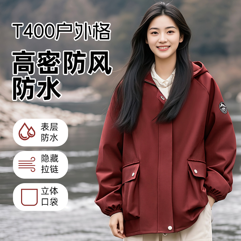 防泼水正穿罩衣长袖围裙隐形拉链立体工装口袋在家做家务工作定制