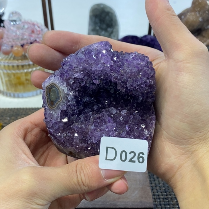 紫晶摆件摆件未镶嵌