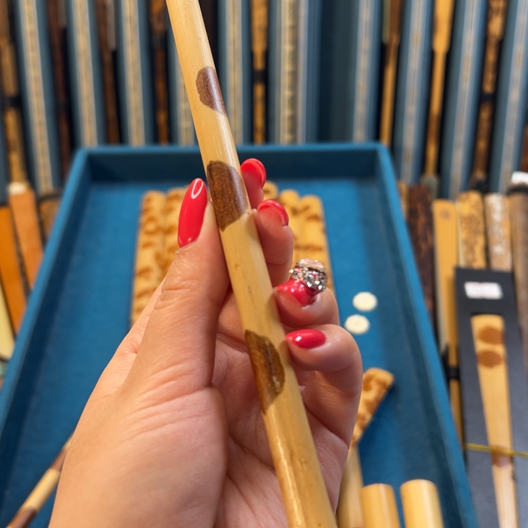 貔***貅扇子折扇材料毛笔杆