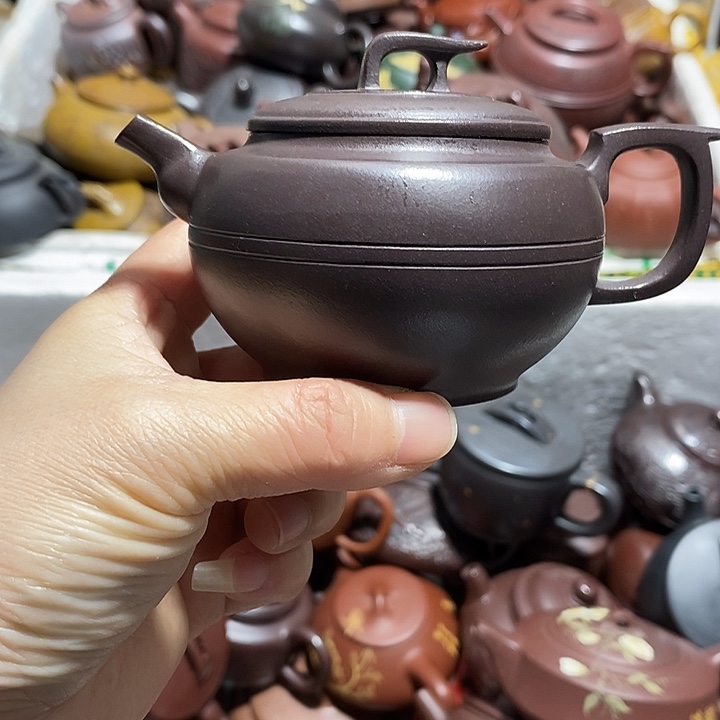 紫砂茶壶口瑕微瑕