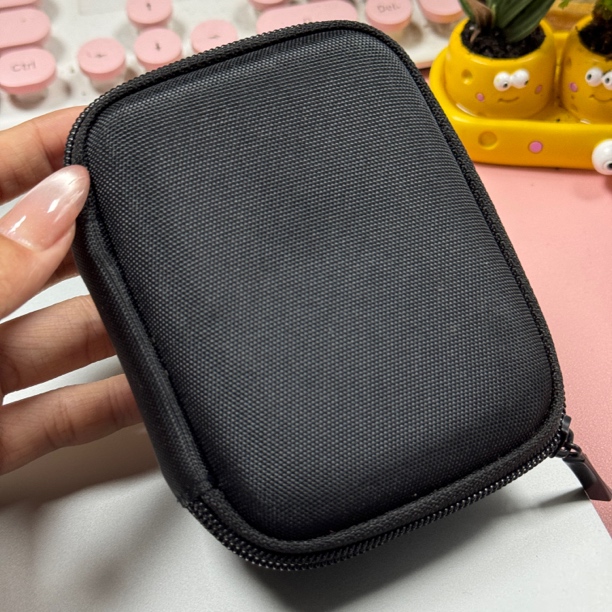 准新品  发2个 耳机数码配件收纳盒保护盒U盾U盘多功能抗压收纳包