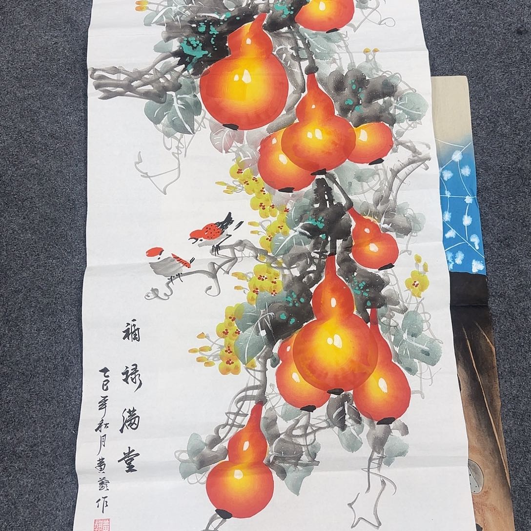 国画客厅山水画花鸟画欣赏