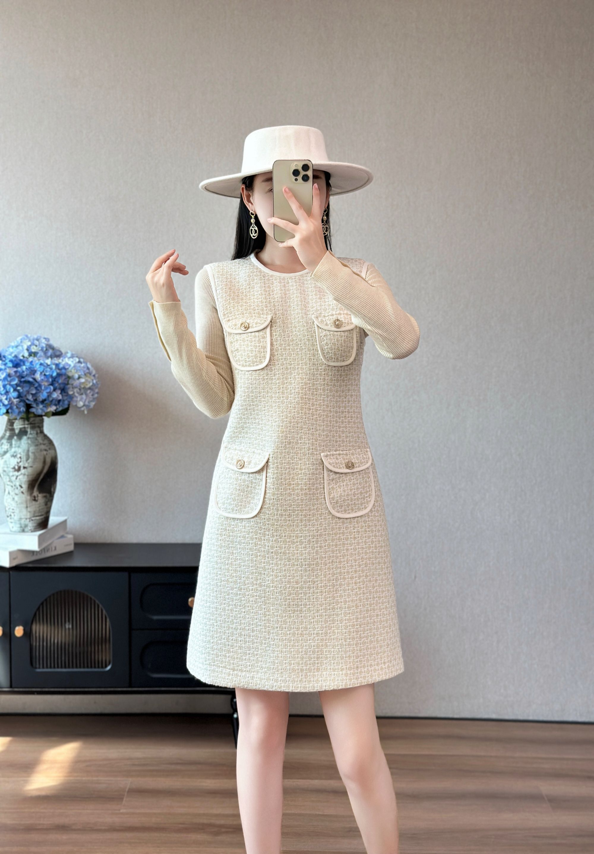 【珍珍粉丝专享】8011显瘦深圳南油高端女装2025秋季新品连衣裙