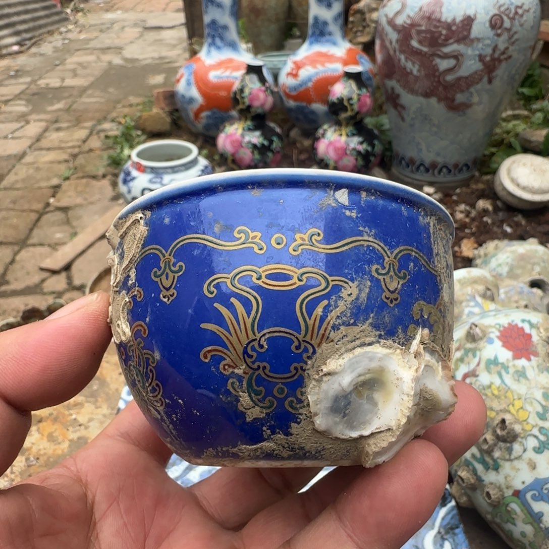 新***心摆件陶瓷器工艺美术作品