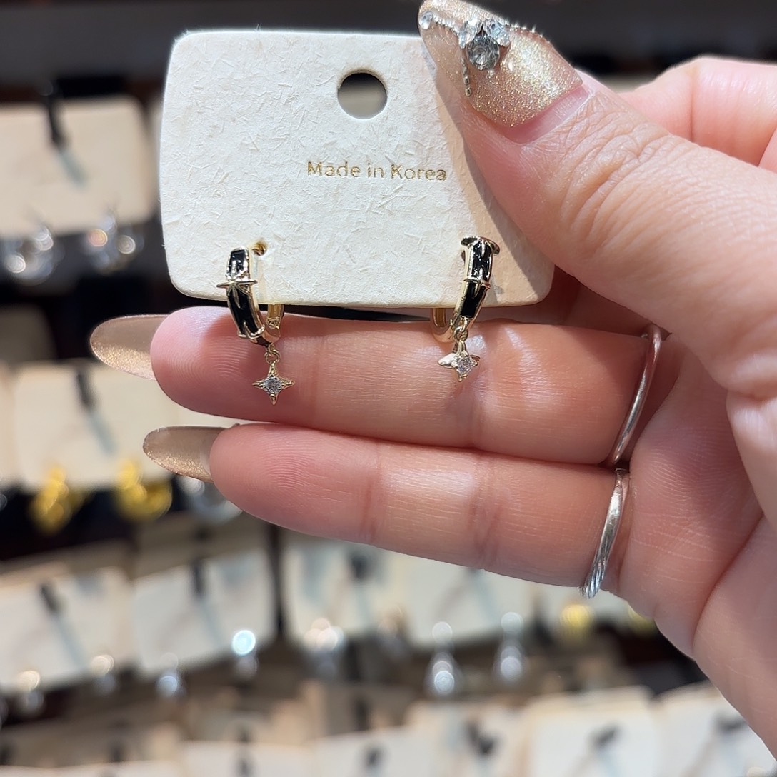 铜合金925银耳扣的