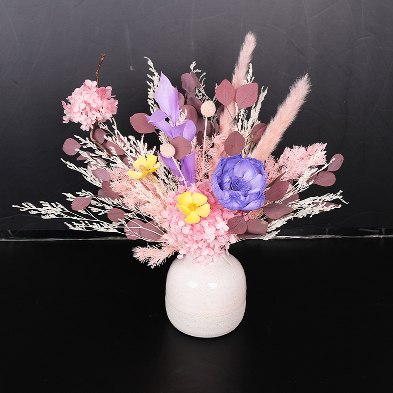 王的森林【小可爱】永生花花束用于家居装饰美观实用