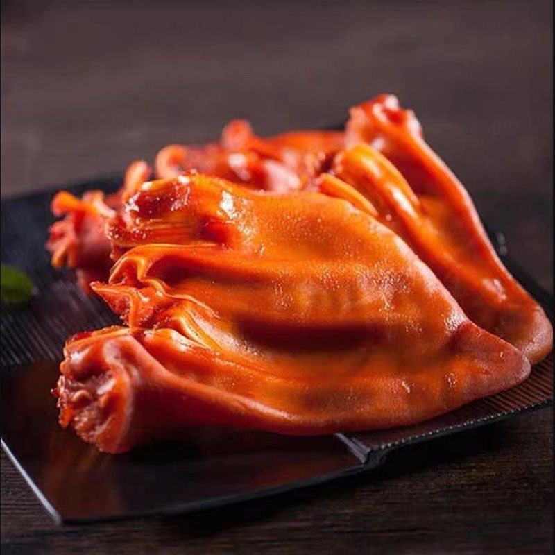 【腊猪耳朵现称】农村柴火烟熏柏树枝烟熏猪耳朵不沾水可退