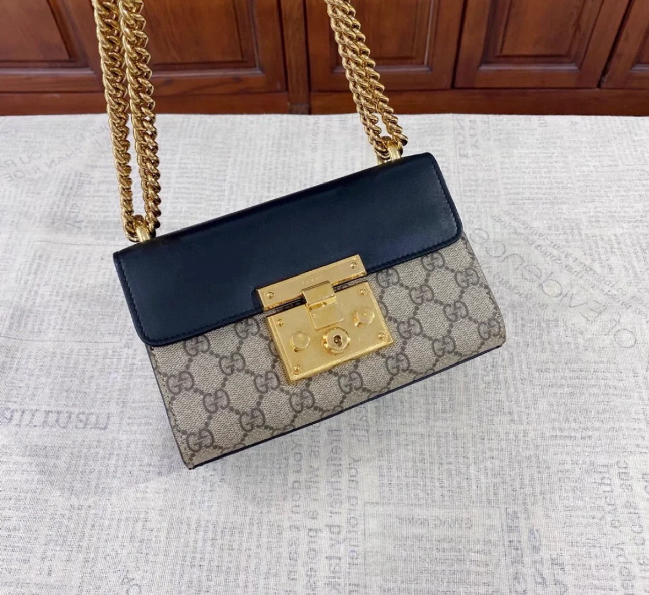 95新 GUCCI/古驰 珍甄 古驰月光宝盒斜跨包 62785