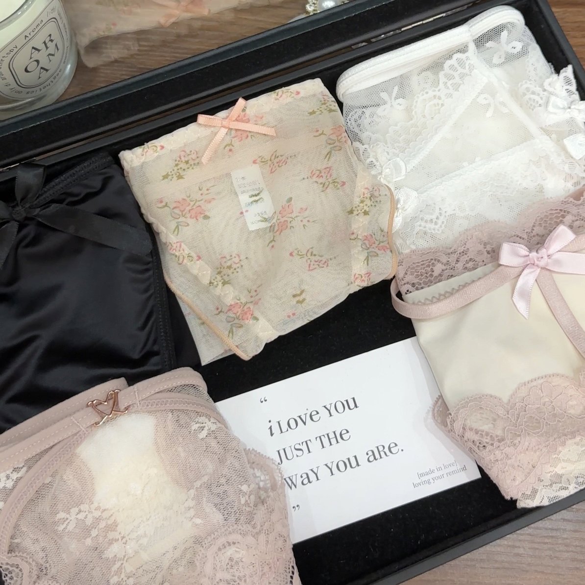 清 5条蕾丝内裤女士透气舒适高品质no退no换