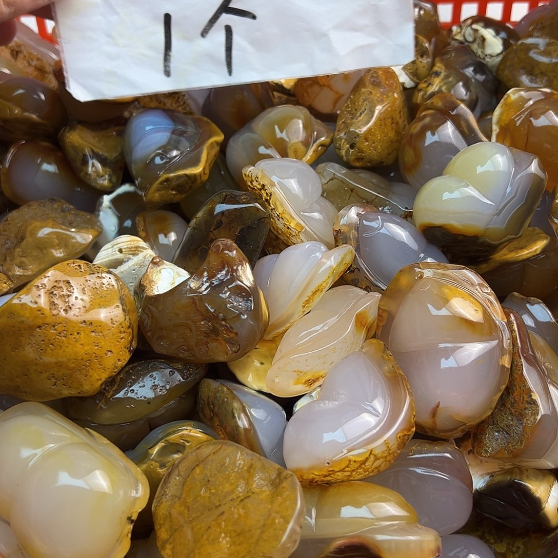 玛瑙/玉髓合金颈饰