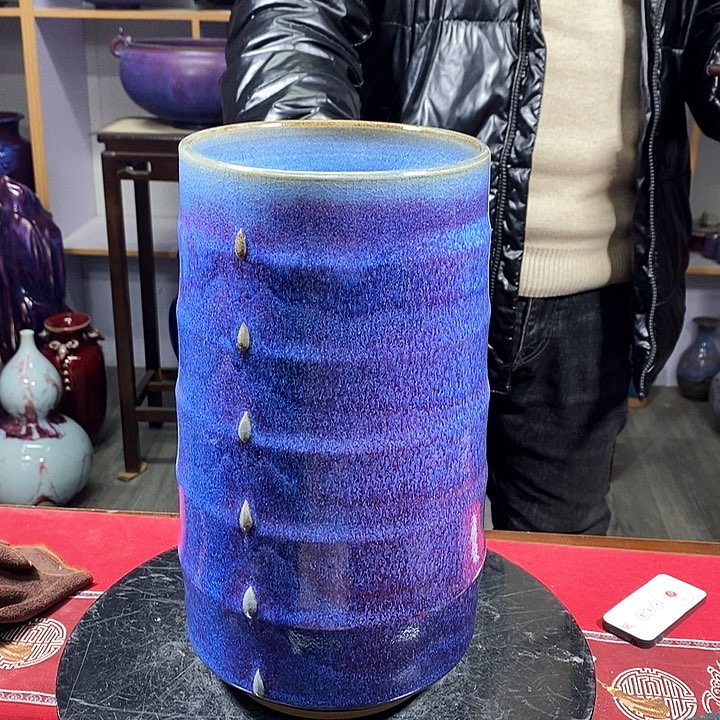 瓶如*令中国神垕精品钧瓷