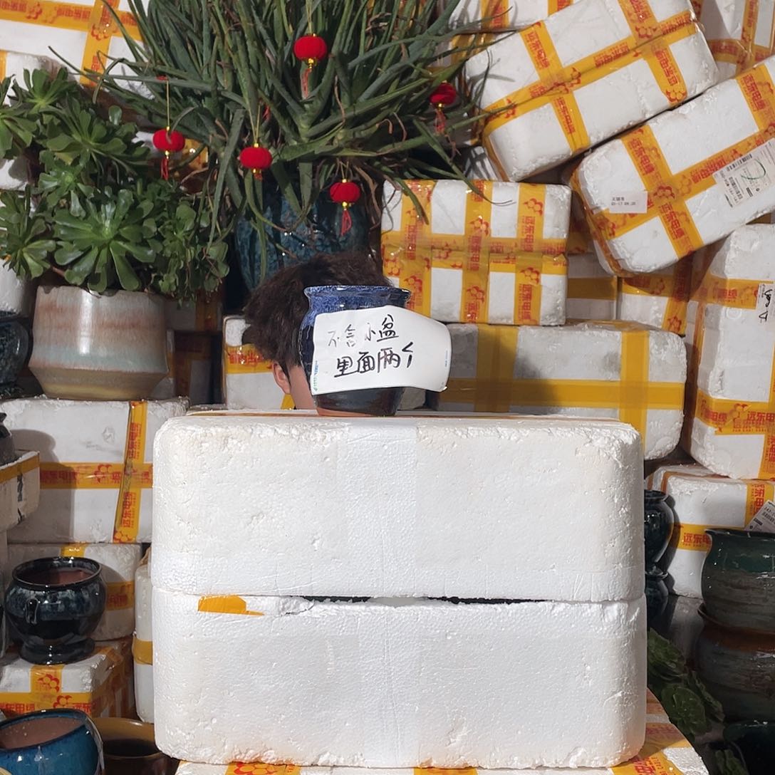 红陶宜兴紫砂花盆1