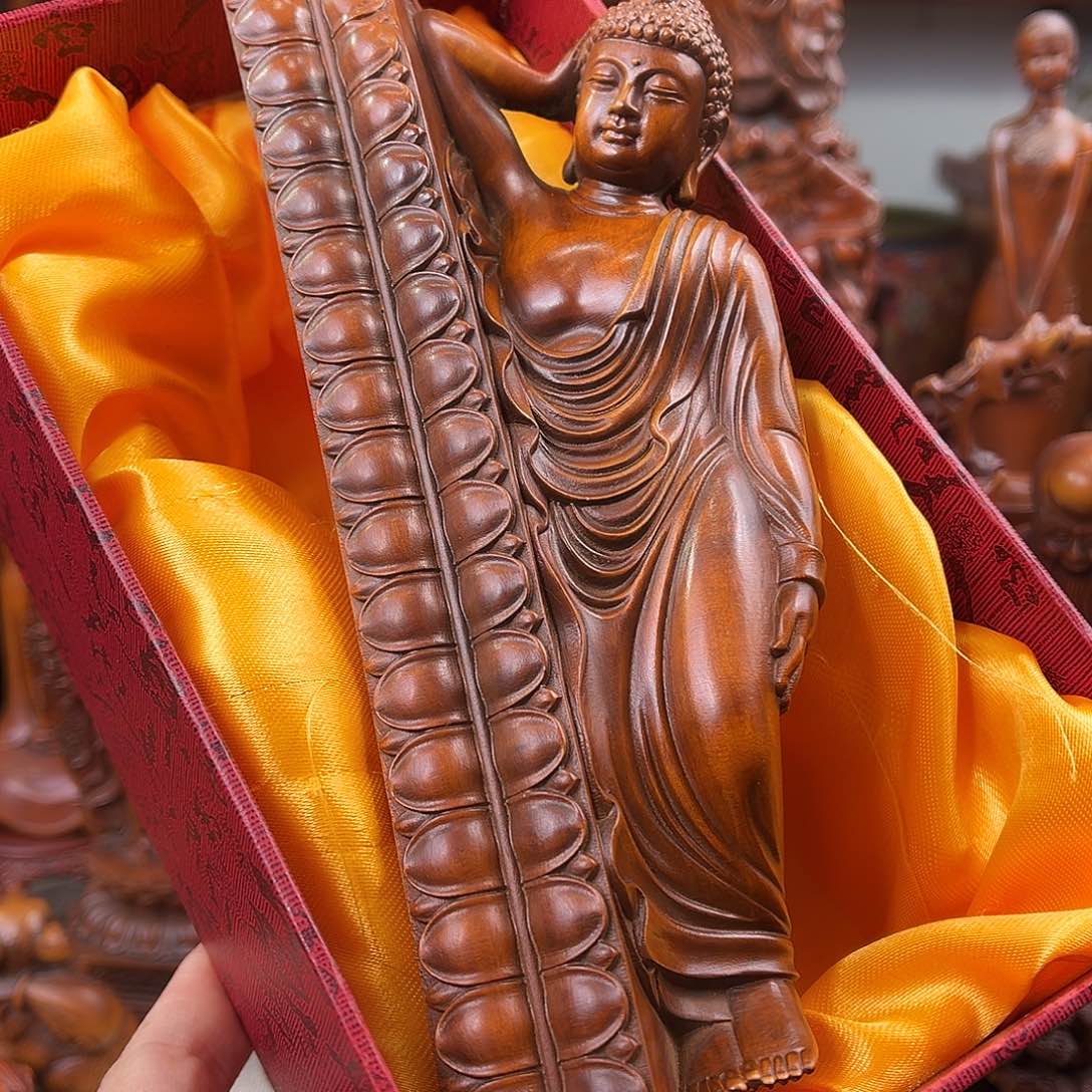 黄杨木黄杨木雕刻长度19.5厘米