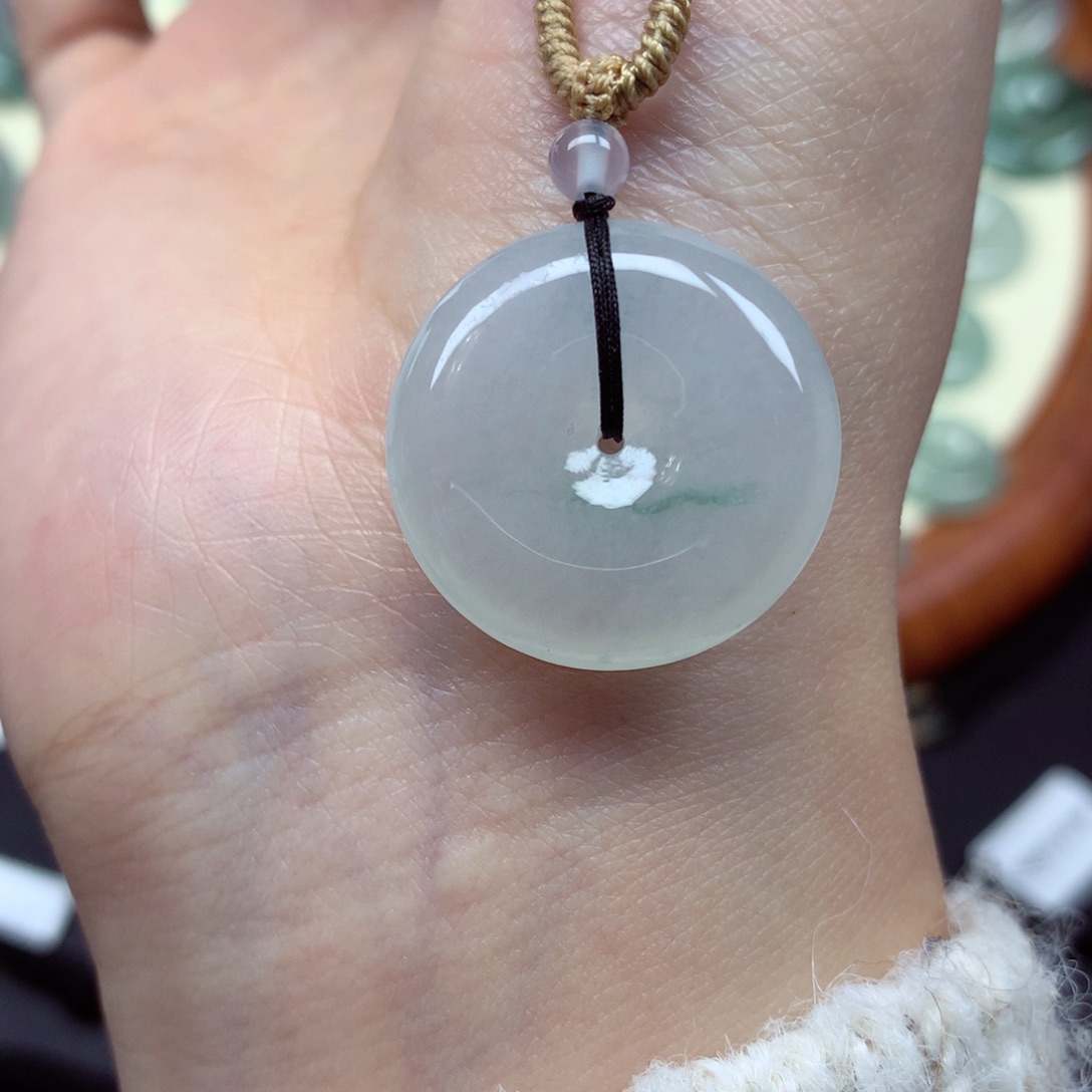 翡翠未镶嵌颈饰吊坠23/5.6mm