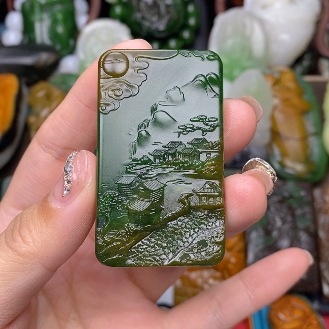 和田玉颈饰未镶嵌