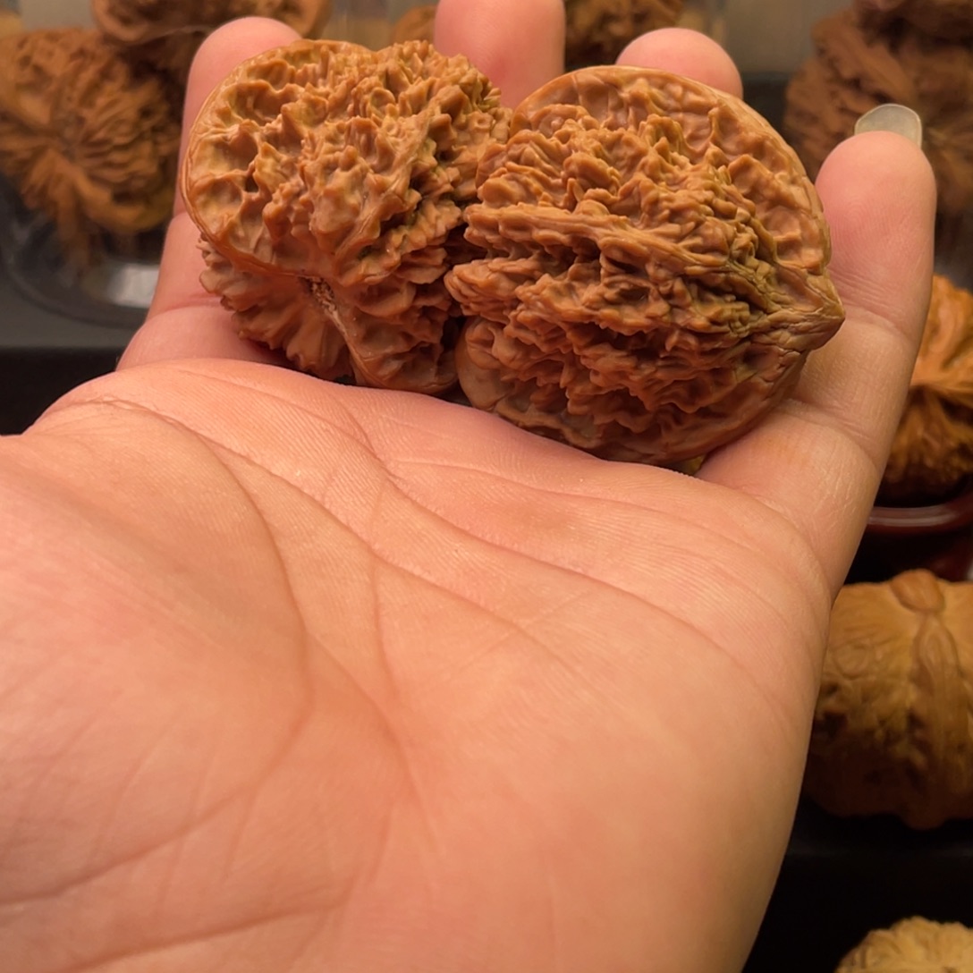 山***川文玩核桃吊坠44尺满天星