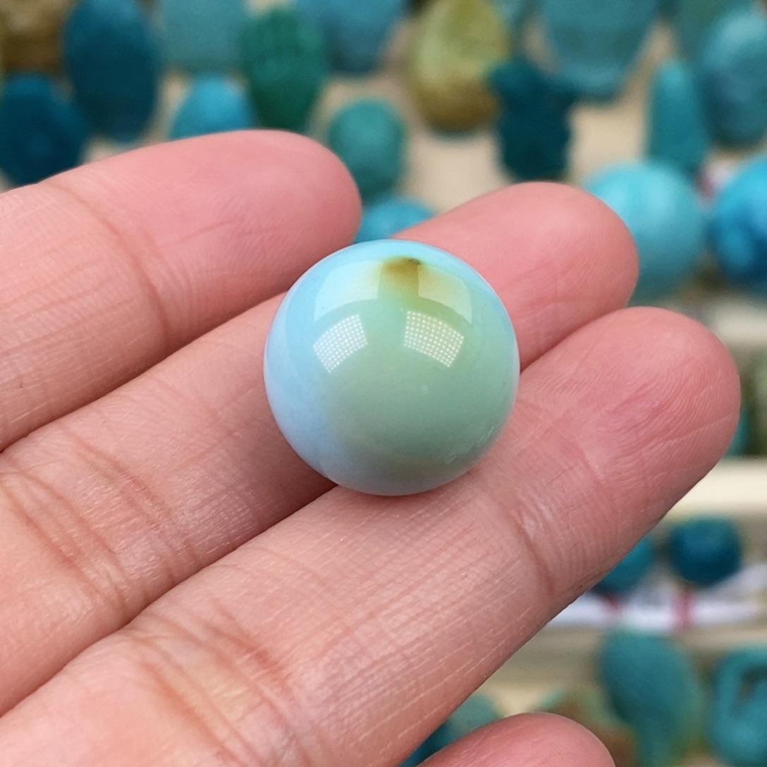 绿松石珠宝奇石未镶嵌14.8