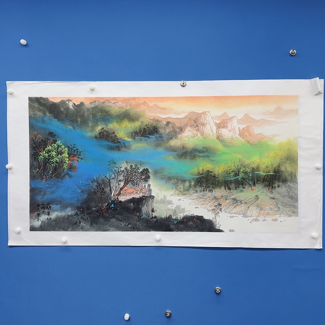 国画多次参加国内外大型