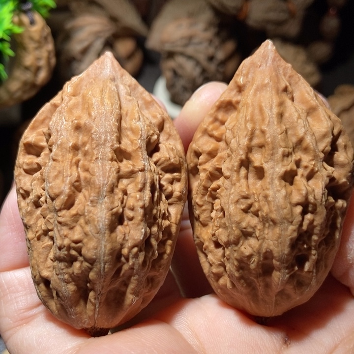 把件文玩核桃东北楸子小雪110