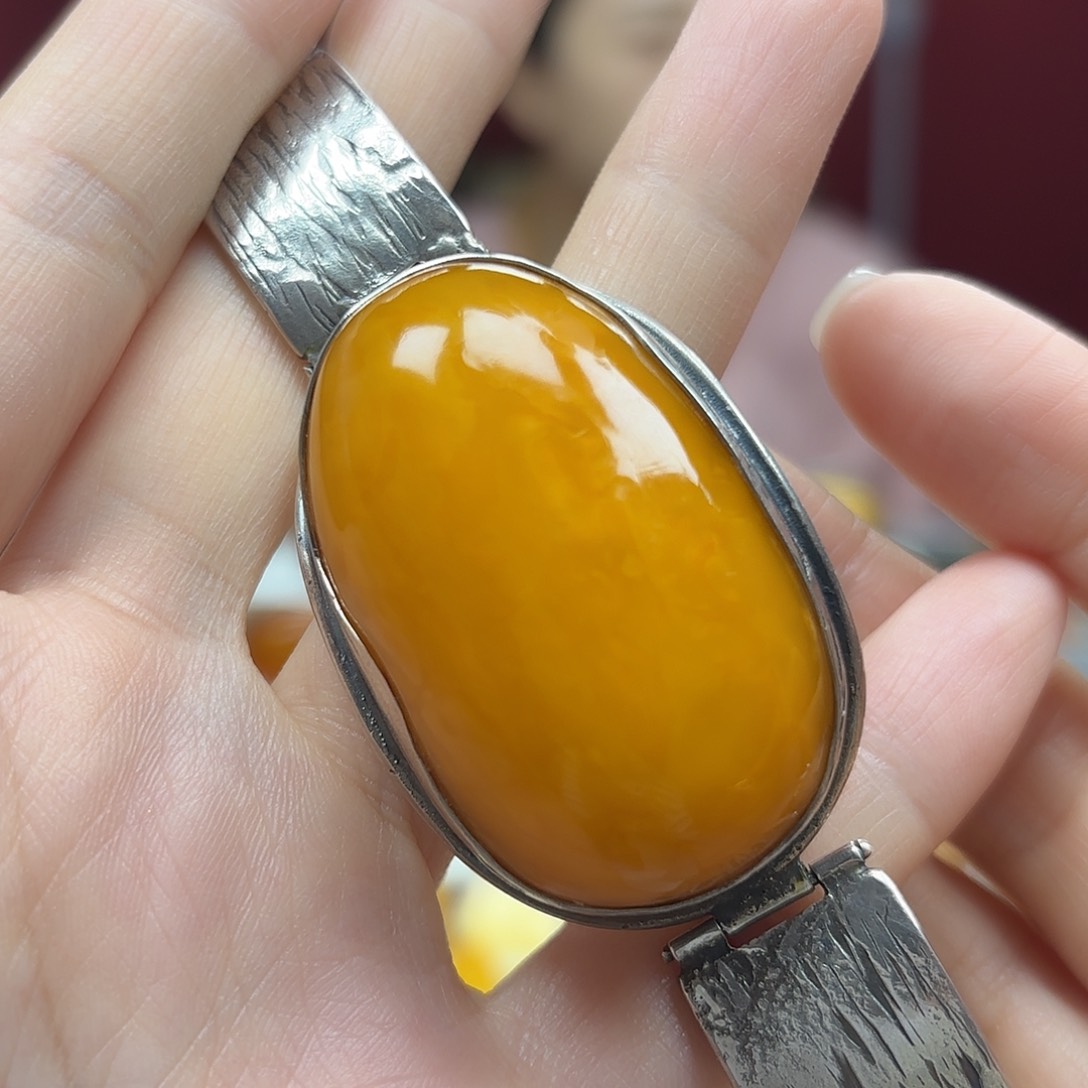 未镶嵌蜜蜡手链手链