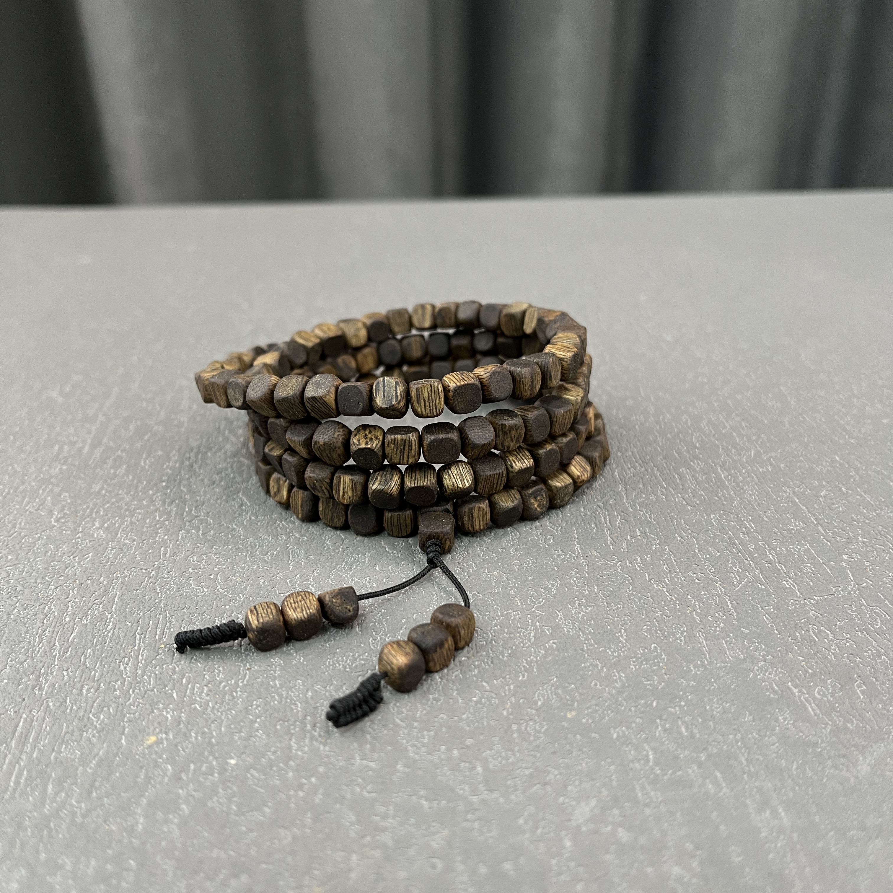 沉香【善玺1号】棋楠随形四方珠多圈手串一条多样性发货（0023）4