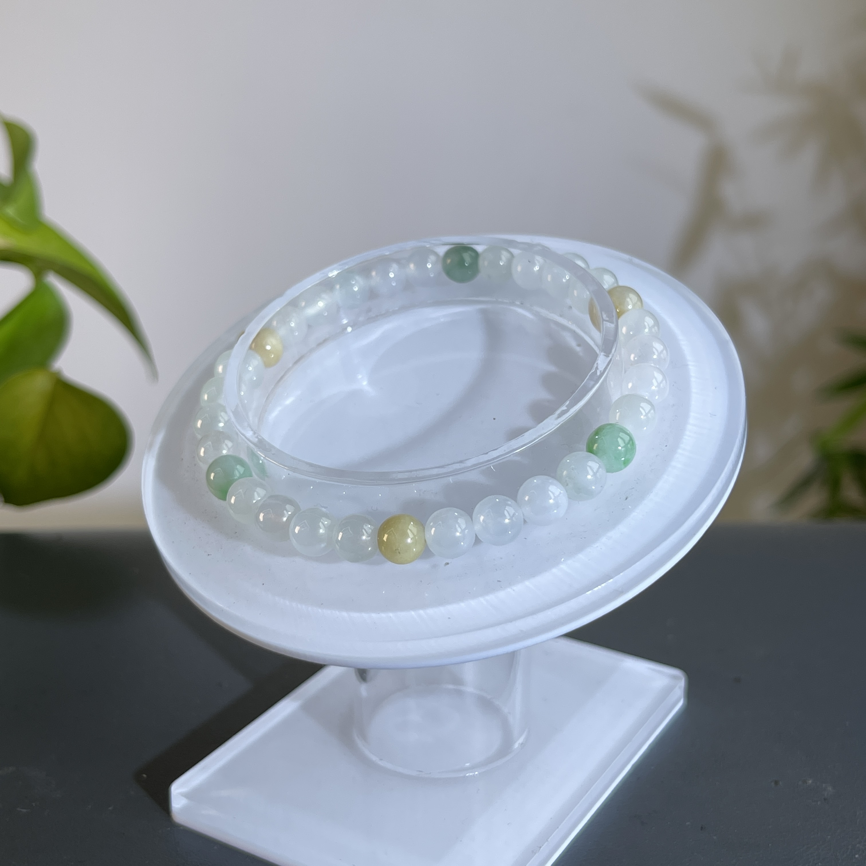 JTW26-30 天然缅甸A货翡翠  翡翠手串