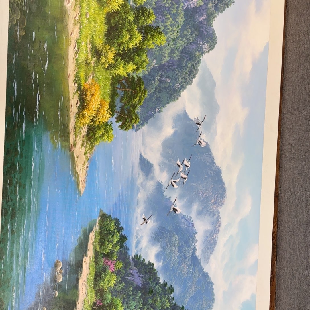 用***3油画一起加油努力