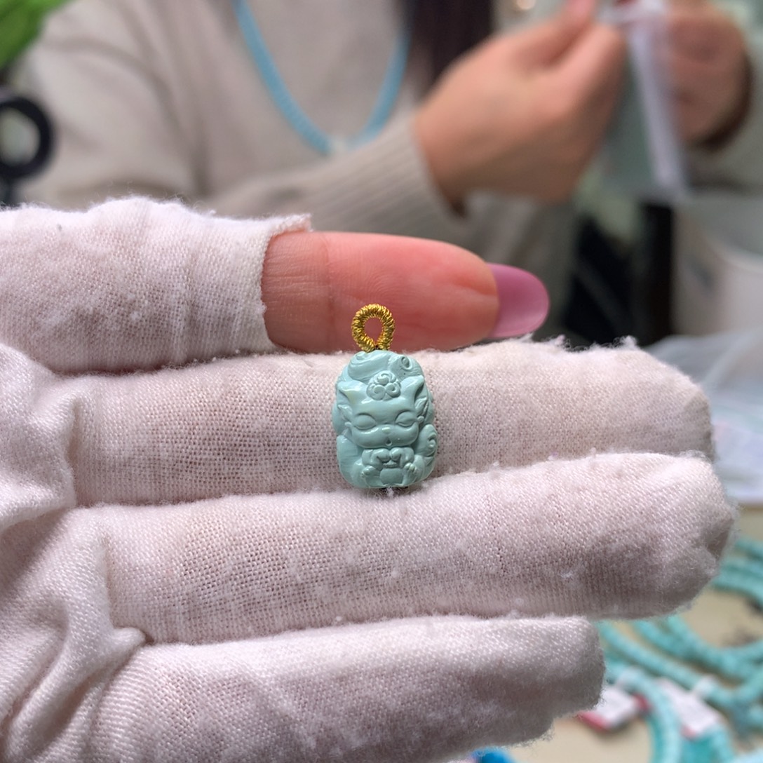 绿松石未镶嵌配饰