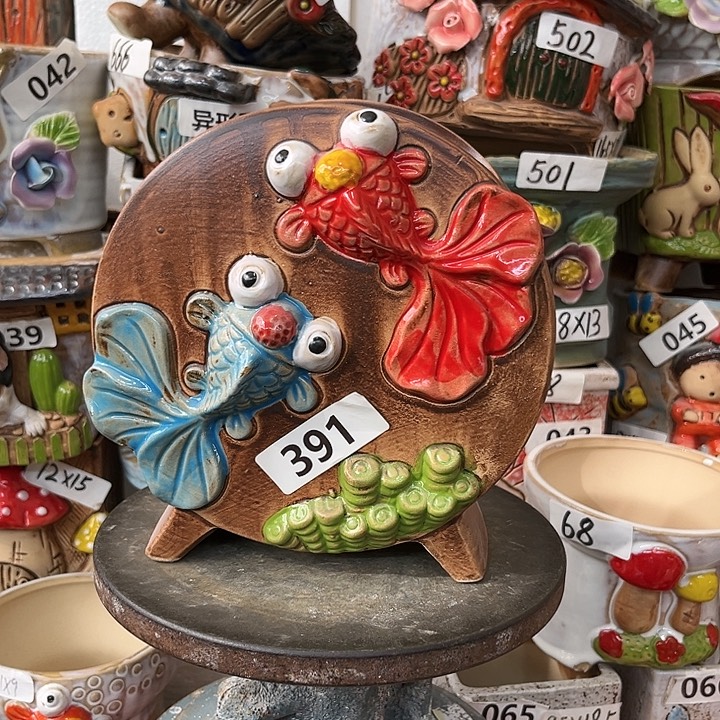 粗陶材质多肉花盆