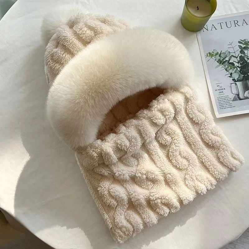 冬季护耳口罩一体帽子加厚骑车绒防风保暖骑行围脖户外包头运动CC