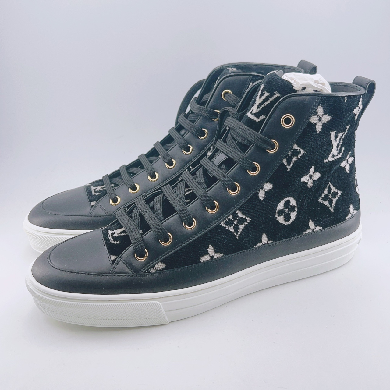 全新未使用 LouisVuitton/路易威登 40码/ 植绒Stella高帮板鞋
