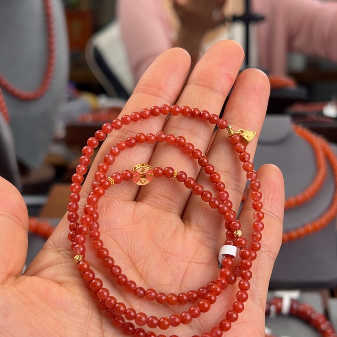 手链未镶嵌南红玛瑙3mm