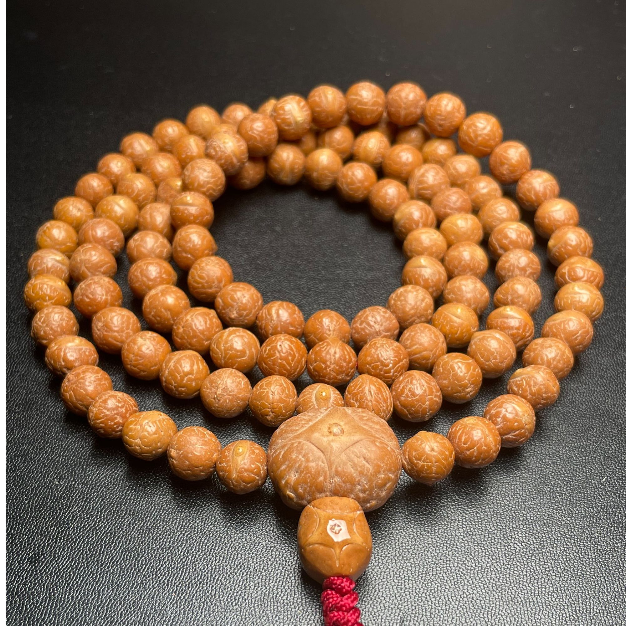 尼泊尔凤眼菩提脖挂纯手工打底链接