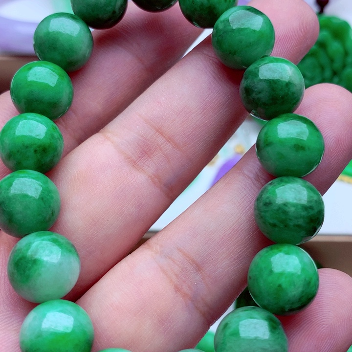 翡翠未镶嵌手链手串