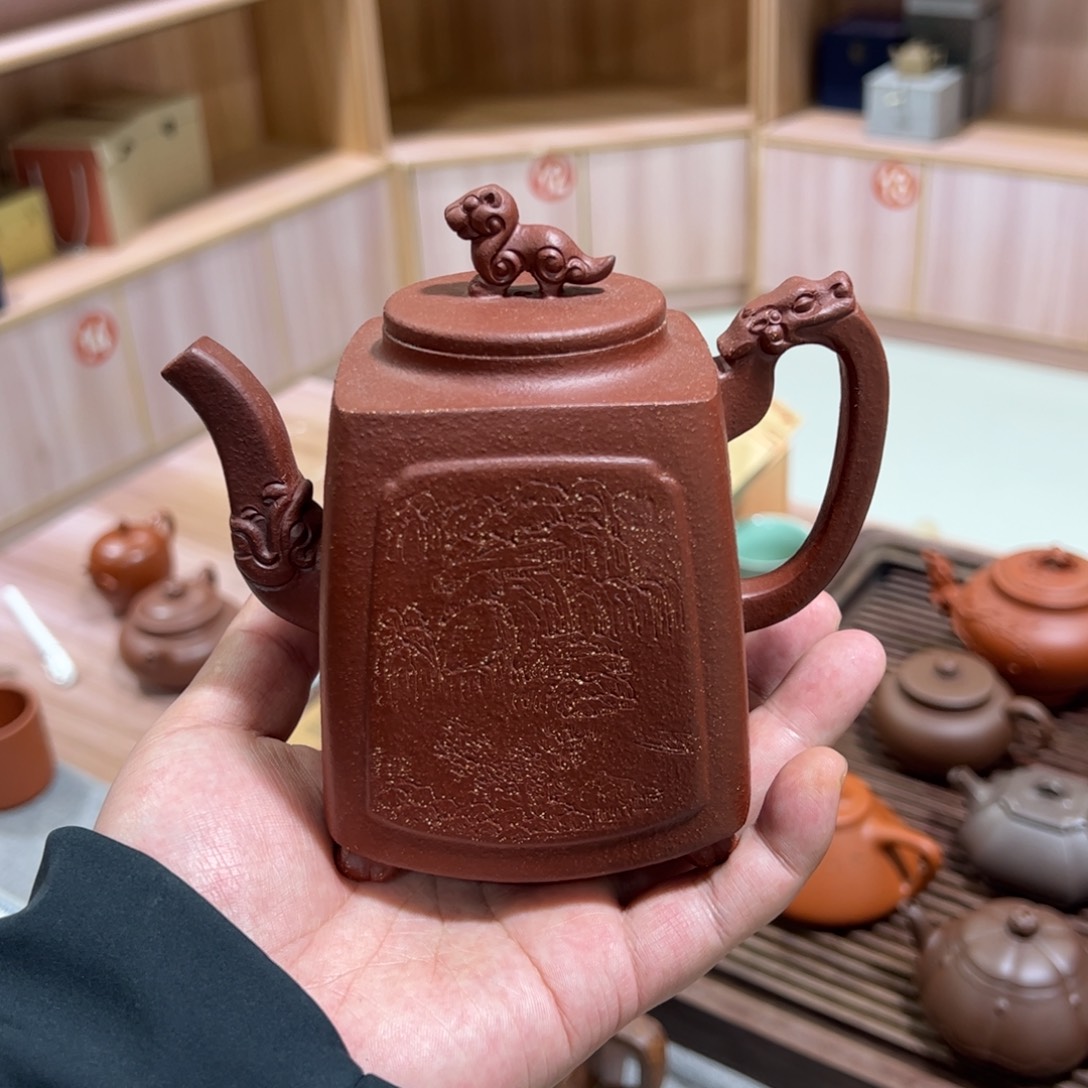 紫砂茶壶健健康康