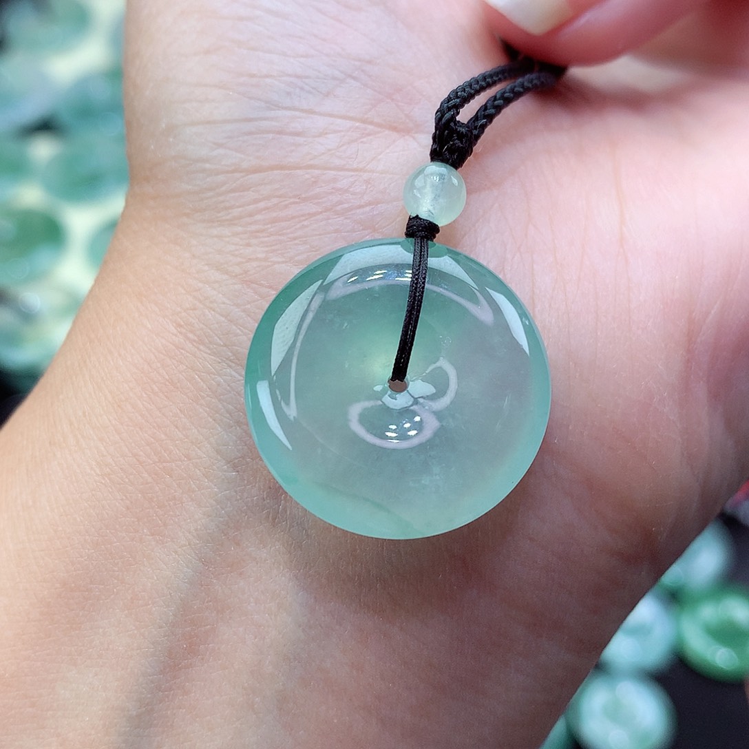 翡翠颈饰未镶嵌87尺寸23-6.0