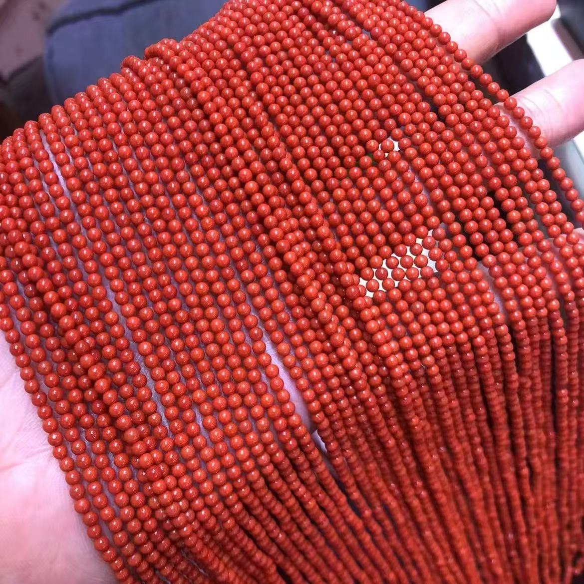 保山南红小米链3mm（多样性发一）