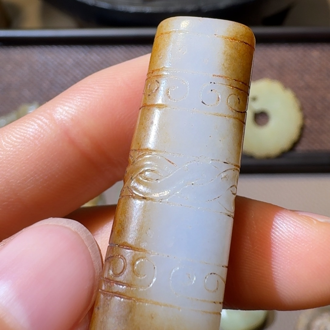 和田玉挂件未镶嵌梅*叔