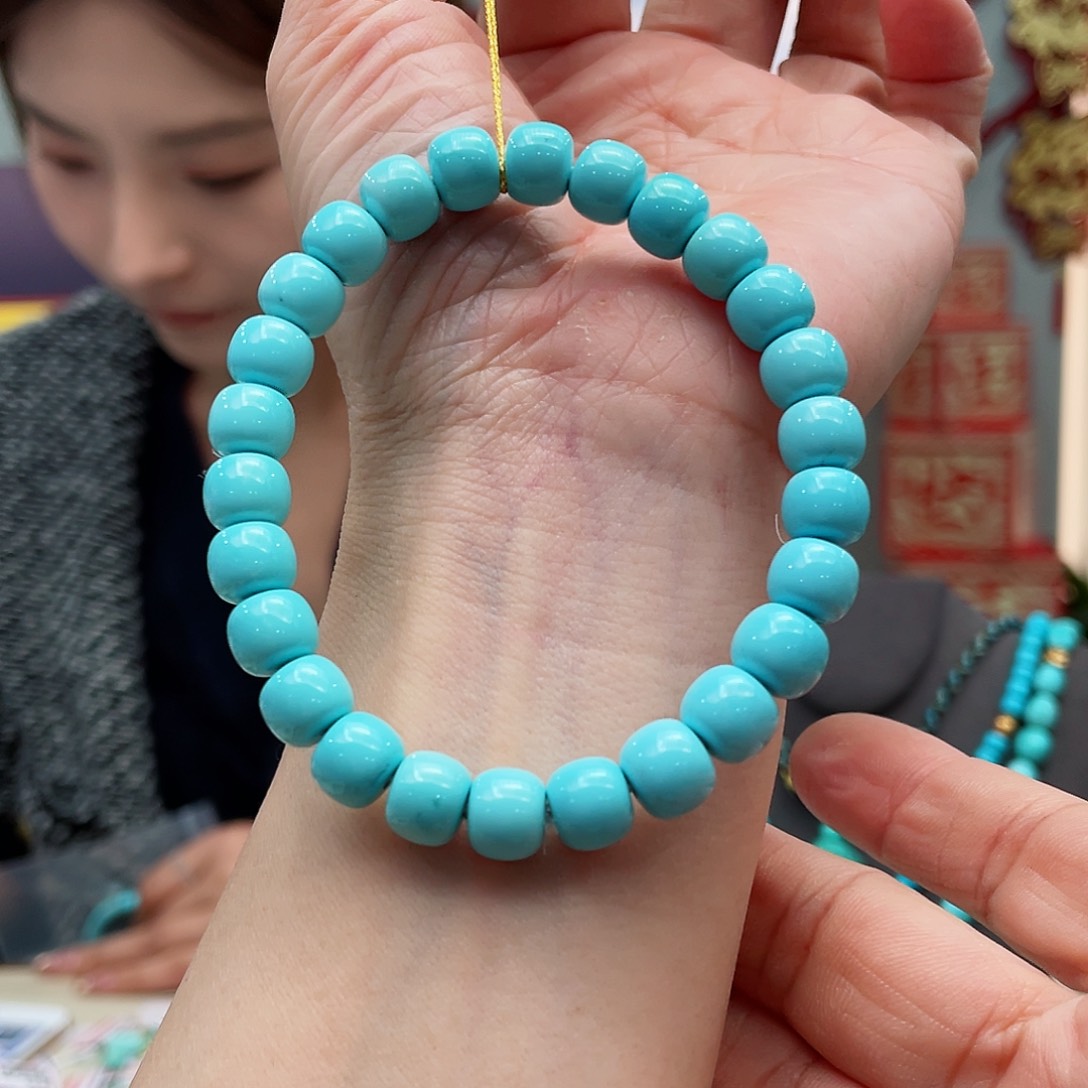 绿松石手串未镶嵌