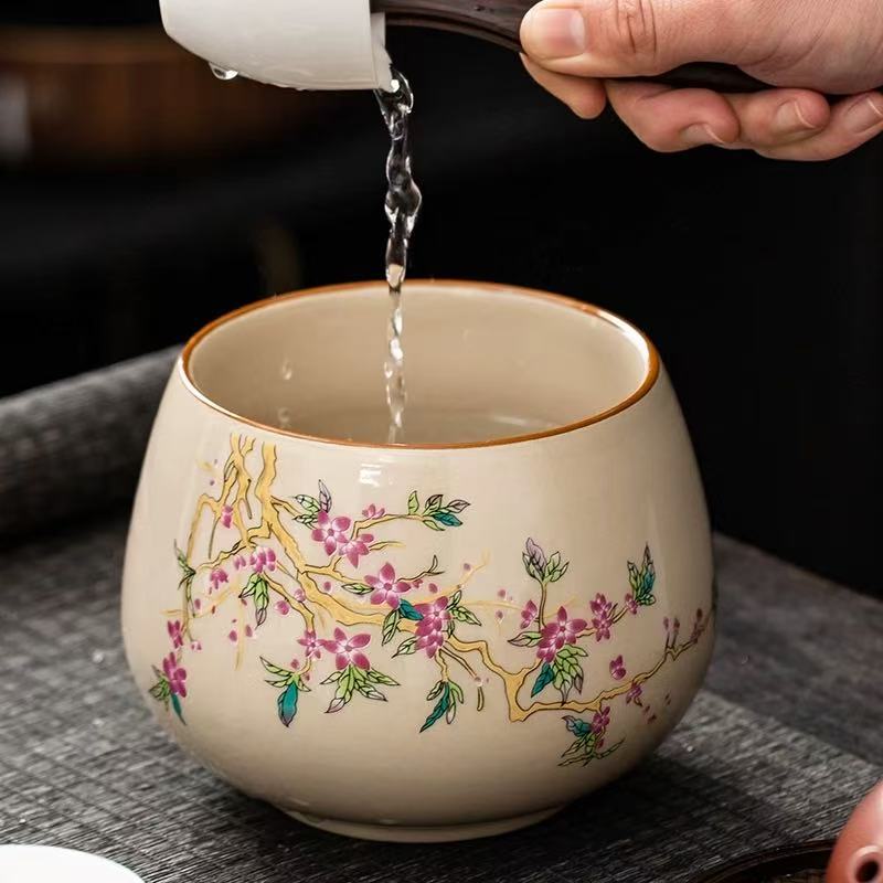 G307-汝窑桃花茶洗