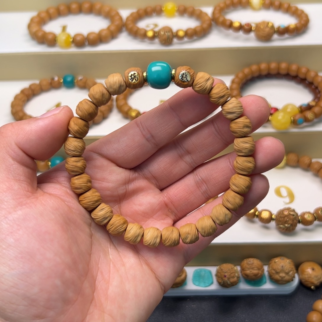 猴头核桃吊坠鬼印9➕双标配饰 原色精工