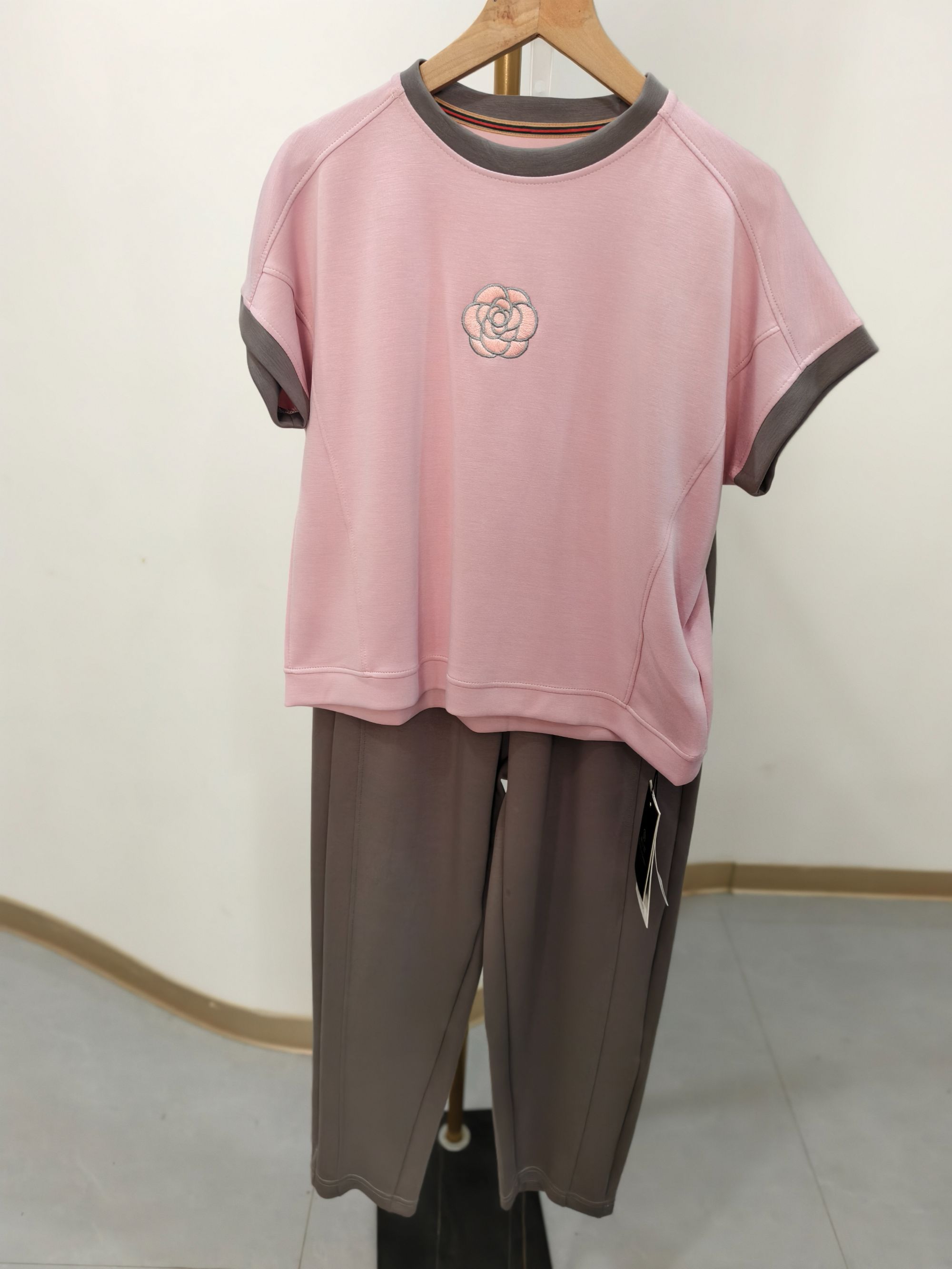 W1505印花时尚夏季休闲时尚套装