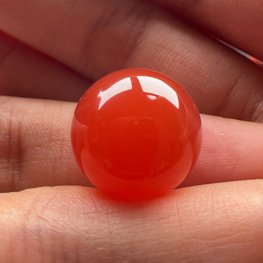 南红玛瑙圆珠15.2未镶嵌